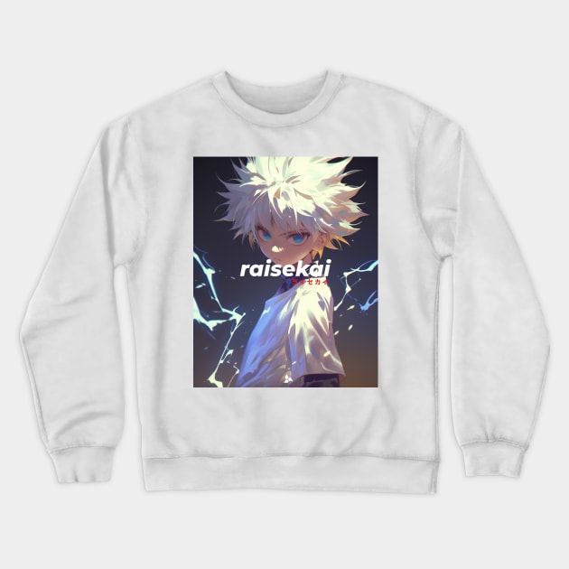 Killua Zoldyck Crewneck Sweatshirt by raisekai